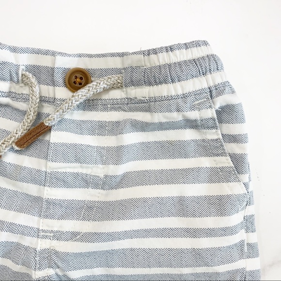Blue and white striped shorts - Picture 3 of 3